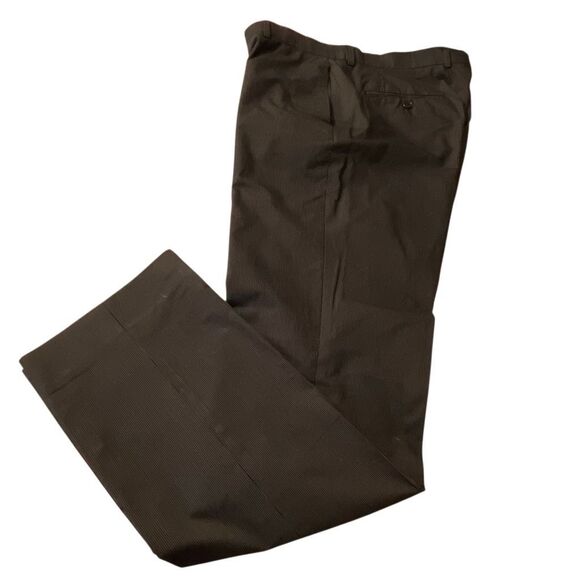 H&M Men’s Black Pinstriped Pants/Trousers - Picture 3 of 9